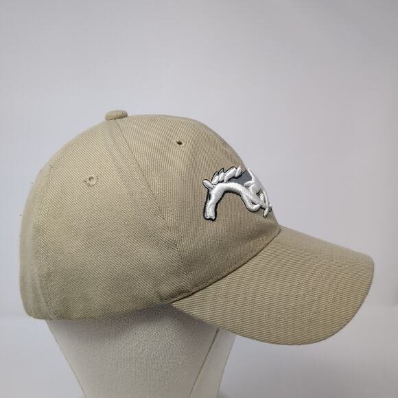 Mustang Strapback Baseball Cap Brown One Size Adjustable Cap & City Polyester - Picture 5 of 10